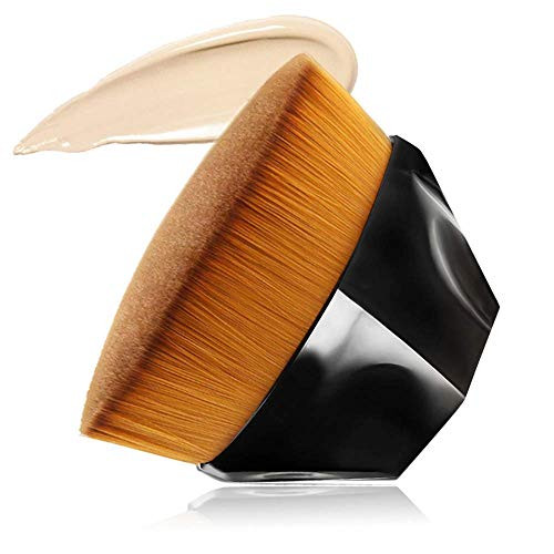Falliny Foundation Makeup Brush, Flat Top Kabuki Travel Liquid Foundation Brush Perfect for Blending Liquid, Cream or Flawless Powder Cosmetics, Full Coverage Face & Body Brush with Protective Case Falliny Foundation Makeup Brush, Flat Top Kabuki Travel Liquid Foundation Brush Perfect for Blending Liquid, Cream or Flawless Powder Cosmetics, Full Coverage Face & Body Brush with Protective Case