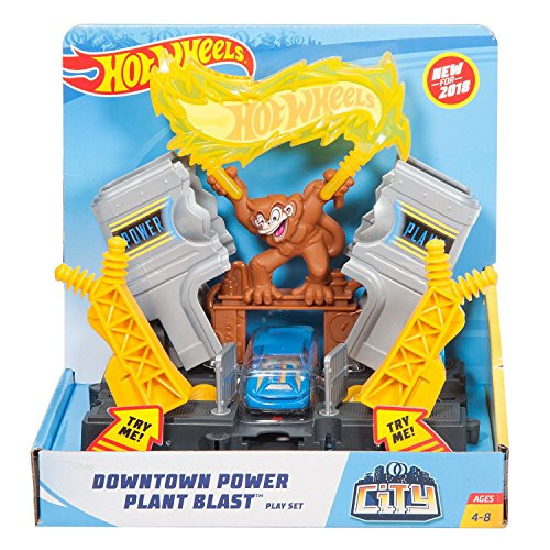 Hot Wheels City Downtown Power Plant Blastplay Set