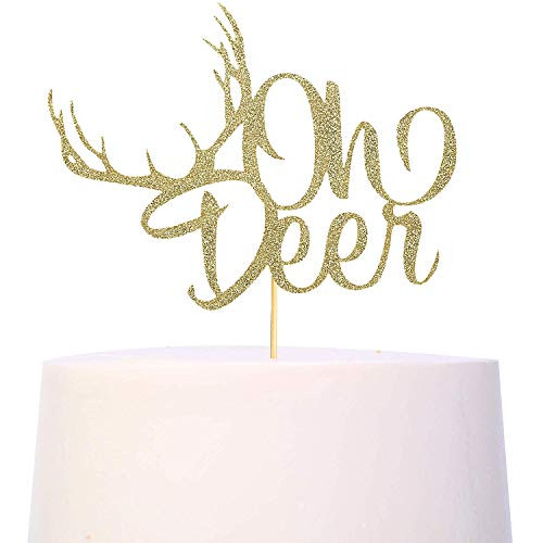 Oh Deer Cake Topper For Baby, Gold Oh Baby Cake Topper Of Photo Booth Props And Backdrop Cake Smash, Glitter Cake Decorating Supplies, Best Baby Shower Decorations. Oh Deer Cake Topper For Baby, Gold Oh Baby Cake Topper Of Photo Booth Props And Backdrop Cake Smash, Glitter Cake Decorating Supplies, Best Baby Shower Decorations.