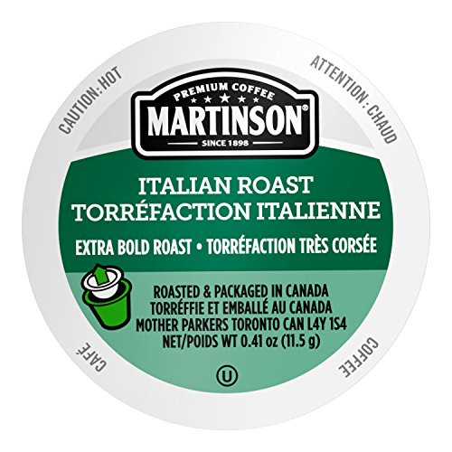 Martinson Single Serve Coffee Capsules, Italian Roast, Compatible with Keurig K-Cup Brewers, 48 Count Martinson Single Serve Coffee Capsules, Italian Roast, Compatible with Keurig K-Cup Brewers, 48 Count