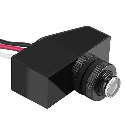 FTVOGUE 12V 24V 36V 48V NK-BB/F50 8-50VDC Mini Light Switching Sensor Remote Photocell Dusk to Till Dawn