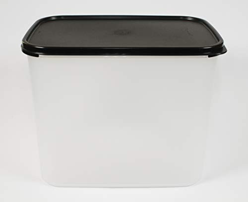 Tupperware Modular Mates Rectangle #4. Black Seals by Tupperware