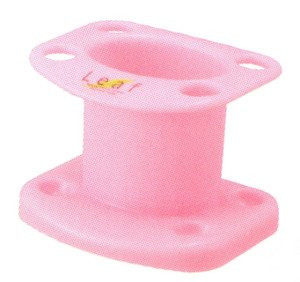 JapanBargain, Japanese Toothbrush Holder Stand Leaf Series (Pink)
