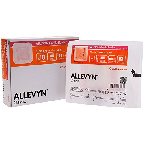 Smith & Nephew Allevyn Gentle Border 3" x 3" - Box of 10