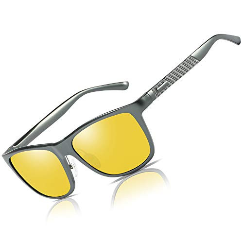 Bircen HD Night Vision Driving Anti-Glare Glasses for Men Women Al-Mg Metal Frame Rainy Safe Polarized Fashion Sun glasses Bircen HD Night Vision Driving Anti-Glare Glasses for Men Women Al-Mg Metal Frame Rainy Safe Polarized Fashion Sun glasses