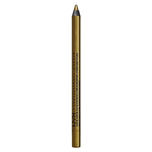 NYX PROFESSIONAL MAKEUP Slide On Pencil, Waterproof Eyeliner Pencil, Golden Olive