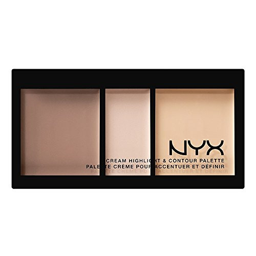 NYX PROFESSIONAL MAKEUP Cream Highlight & Contour Palette, Light