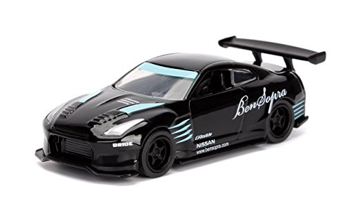 Jada 1/64 Metal JDM TUNERS 2009 Nissan GT-R (R35) Ben Sopra Black Diecast Toy Car In Blister Pack