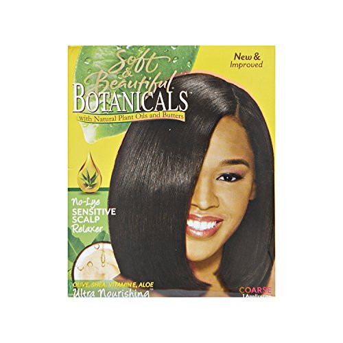 Soft & Beautiful Botanicals No-Lye Sensitive Scalp Relaxer Coarse 1 application