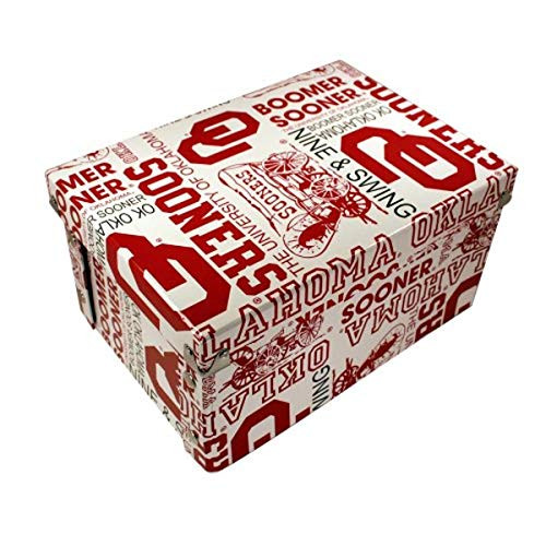 NCAA Oklahoma Sooners Collapsible Boxxer Storage Boxes 4-Pack