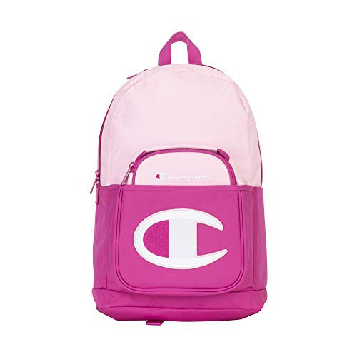 Champion Kids' Backpack & Lunch Kit, Pink Combo, Youth Size