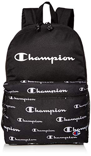 Champion Kids' Backpack, Black/White, One Size