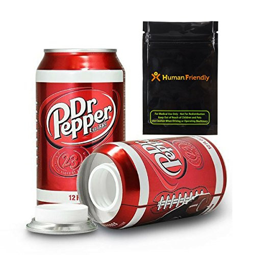 Dr Pepper Diversion Safe Stash Can 12 oz w HumanFriendly Smell Proof bag