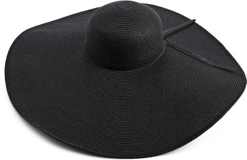 San Diego Hat Company Women's Ultrabraid X Large Brim Hat,Black,One Size
