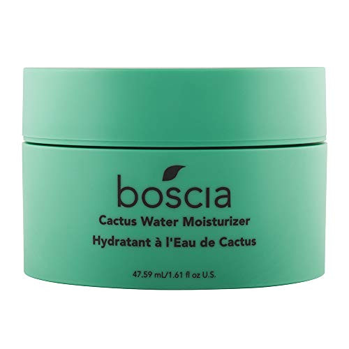 boscia Cactus Water Moisturizer - Vegan, Cruelty-Free, Natural and Clean Skincare | Cactus and Aloe Vera Daily Lightweight Gel Moisturizer, 1.61 fl Oz
