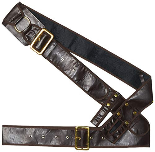 AMSCAN Pirate Bandolier Belt Halloween Costume Accessory for Adults, One Size
