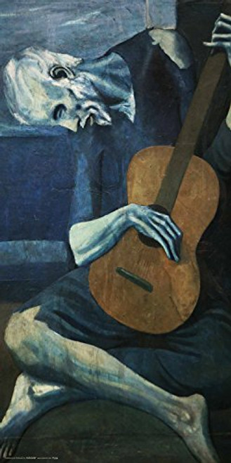 Pablo Picasso The Old Guitarist Fine Art Print (Unframed 12x24 Poster) Pablo Picasso The Old Guitarist Fine Art Print (Unframed 12x24 Poster)