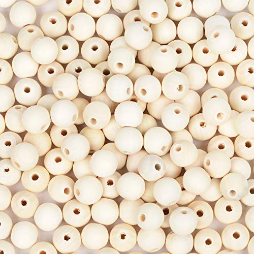 300pcs 20mm Natural Wooden Beads for Crafts Loose Solid Wooden Spacer Beads Assorted Round Wood Ball for DIY Handmade Jewelry Making Bracelet Garland Hair 300pcs 20mm Natural Wooden Beads for Crafts Loose Solid Wooden Spacer Beads Assorted Round Wood Ball for DIY Handmade Jewelry Making Bracelet Garland Hair
