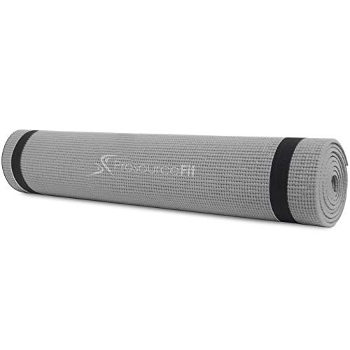 ProsourceFit Original Yoga Mat 1/4" - Grey