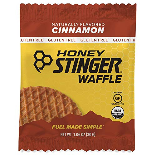 Honey Stinger Organic Gluten Free Waffle, Cinnamon, Sports Nutrition, 1.06 Ounce (16 Count)
