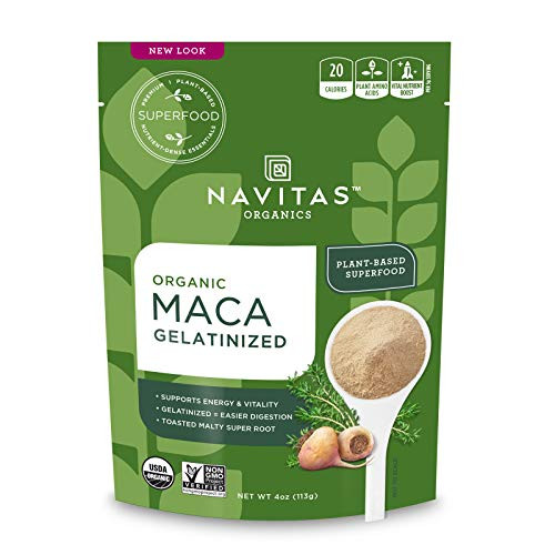 Navitas Organics Maca Gelatinized Powder, 4 oz. Bag  Organic, Non-GMO, Gluten-Free