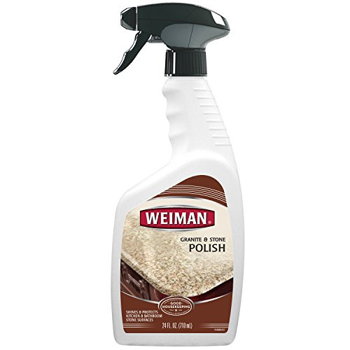 Weiman Granite Stone Polish - 24 Ounce - Streak-Free, pH Neutral Formula for Daily Use on Interior and Exterior Natural Stone Weiman Granite Stone Polish - 24 Ounce - Streak-Free, pH Neutral Formula for Daily Use on Interior and Exterior Natural Stone