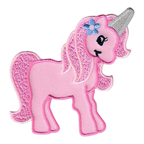 PatchMommy Unicorn Patch, Iron On/Sew On - Appliques for Kids Children (Pink)