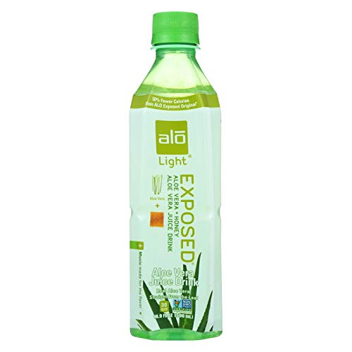ALO Exposed Light Aloe Vera and Honey Drinking Water, 16.9 Fl Oz (Case of 12 Bottles) ALO Exposed Light Aloe Vera and Honey Drinking Water, 16.9 Fl Oz (Case of 12 Bottles)