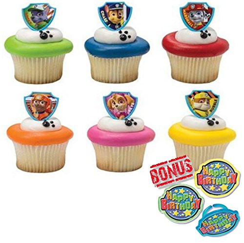 Bundle of Fun Paw Patrol Ruff Ruff Rescue Rings Cupcake Toppers and Bonus Birthday Ring - 25 piece Bundle of Fun Paw Patrol Ruff Ruff Rescue Rings Cupcake Toppers and Bonus Birthday Ring - 25 piece
