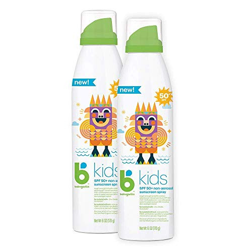 Babyganics Kids Sunscreen Continuous Spray 50 SPF, 6oz, 2 Pack, Packaging May Vary Babyganics Kids Sunscreen Continuous Spray 50 SPF, 6oz, 2 Pack, Packaging May Vary