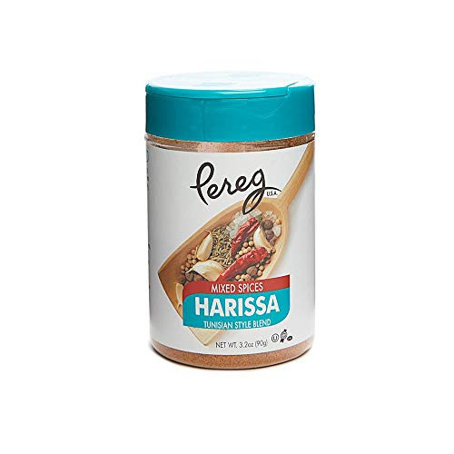 Pereg Mixed Spices - Harissa Seasoning 3.2 Oz - Tunisian Style Spice Blends - No Artificial Ingredients - Spicy Seasoning Mix - Harissa Powder - Spicy Food - Vegan - Kosher Certified