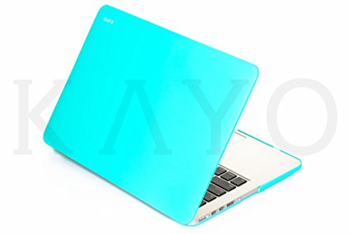 KAYO - Rubberized Hard Case for Older MacBook Pro 13.3" with Retina Display A1502 / A1425 13-inch Shell Plastic Cover - (Ocean Blue)