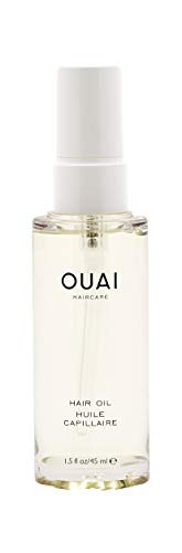 OUAI Hair Oil. Lightweight, Multitasking Oil Protects from UV/Heat Damage and Frizz, Adds Mega Shine and Smooths Split Ends. Safe for Colored Hair. Free from Parabens, Sulfates and Phthalates (1.5 oz)