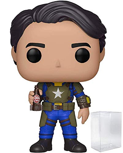 Funko Pop! Games: Fallout - Vault Dweller Male Vinyl Figure (Includes Pop Box Protector Case)
