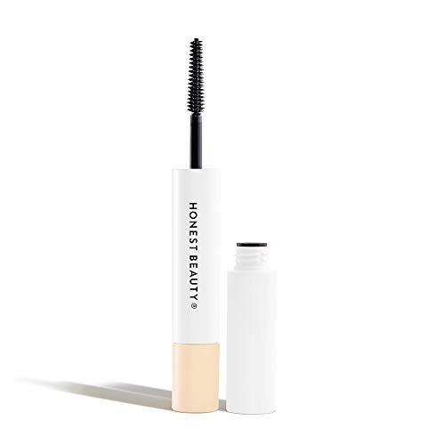 Honest Beauty Extreme Length Mascara + Lash Primer | 2-in-1 Boosts Lash Length, Volume & Definition | Silicone Free, Paraben Free, Dermatologist & Ophthalmologist Tested, Cruelty Free | 0.20 fl. oz.