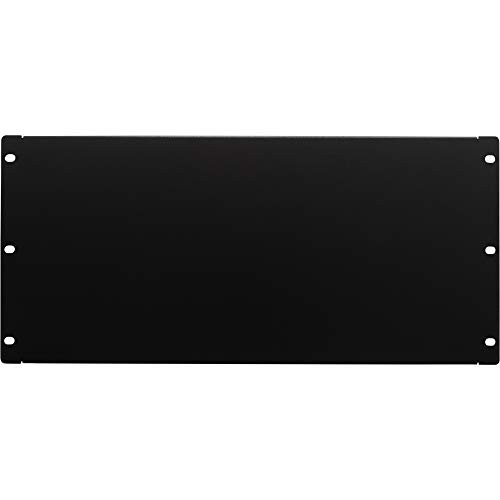 NavePoint 5U Blank Rack Mount Panel Spacer for 19-Inch Server Network Rack Enclosure Or Cabinet Black