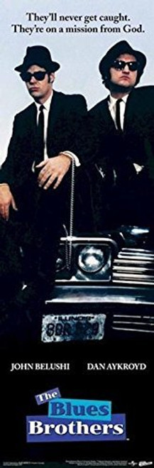 Blues Brothers 1980 - On a Mission from God 36x12 Movie Art Print Poster Dan Aykroyd John Belushi Jake and Elwood Blues Brothers 1980 - On a Mission from God 36x12 Movie Art Print Poster Dan Aykroyd John Belushi Jake and Elwood