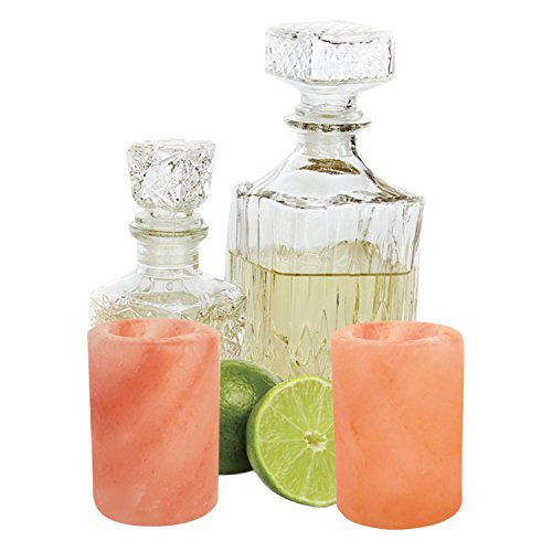 Himalayan Chef Pink Salt Shot Glasses 20 Ounce, No need to add salt.