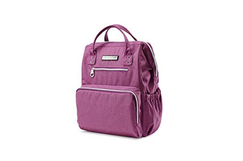 SoHo WideOpen Diaper Backpack Tote 5Pc, Lavender