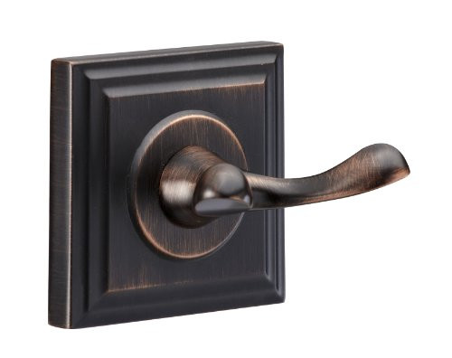 Designers Impressions Aurora Series Oil Rubbed Bronze Double Robe Hook