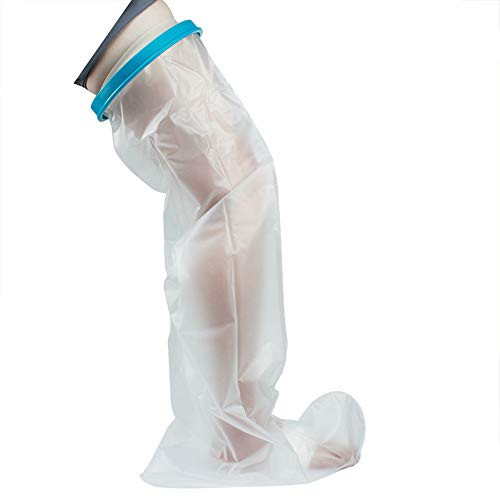 Leg Cast Covers for Shower Adult Leg Cast Shower Protetcor, Waterproof Seal Tight Cast Shower Bag for Leg Cast, Surgery and Wound (43.5"*20"*9.8")