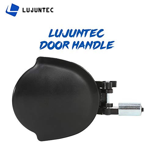 LUJUNTEC Exterior Front Driver Side Door Handle Replacement fit for 1999-2002 for Mercury Villager Quest Smooth Black