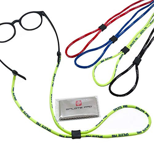 spilote 4Pack Glasses Strap-Eyeglasses Holder Strap-Eyeglass String Holder Chain- Necklace Rope-Sunglasses Strap Cord Lanyard-Eyewear Retainer for Sunglass-Eyeglass or Myopic (C3)