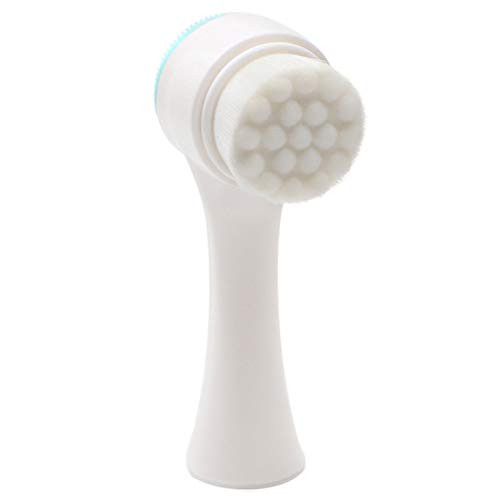 Soft Bristle Facial Brush?Soft Bristle Facial Brush for Deep Pore Cleaning, Makeup Removal Massaging Rejuvenating Delicate and Sensitive Face Skin