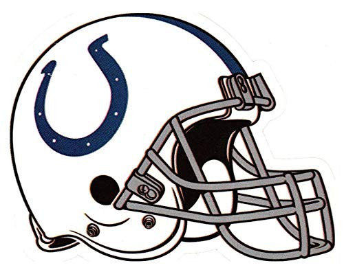 4 Indianapolis Colts Die Cut Stickers NFL Football Logo Sticker Team Helmet Set Indy Horse Shoe