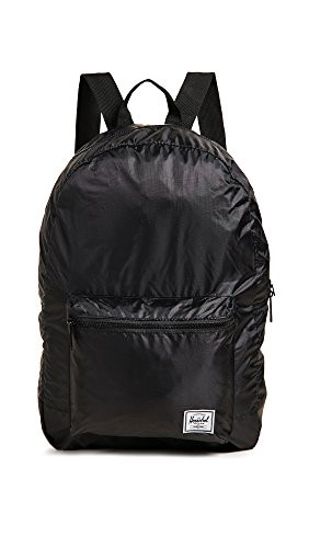 Herschel Packable Daypack Backpack, Black/Black, One Size