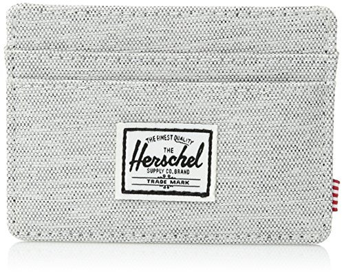 Herschel Charlie RFID, Light Grey Crosshatch, One Size