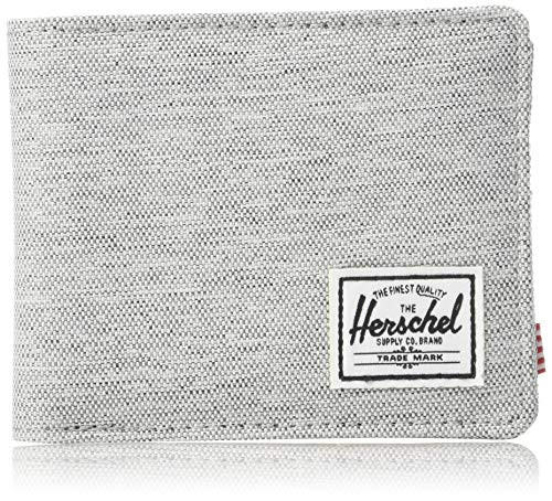 Herschel Roy RFID, Light Grey Crosshatch, One Size