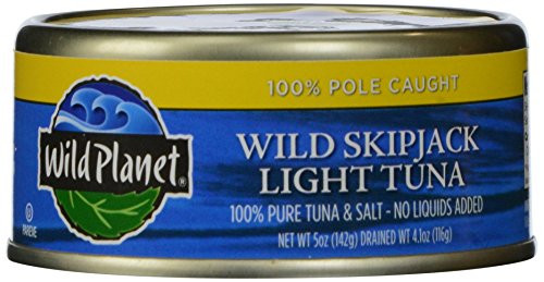 Wild Planet Wild Skipjack Light Tuna, Sea Salt, 5 oz Wild Planet Wild Skipjack Light Tuna, Sea Salt, 5 oz