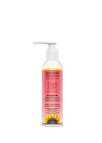 Jane Carter Solution | Curls to Go Untangle Me Weightless Leave-In Conditioner (8oz) - Nourishing, Moisturizing, No Buildup